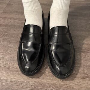 & Other Stories Black Penny Loafers